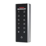 BK 12V Access Card Reader Push Keypad: Supports EMID card (125 Khz), 2000 user capacity, user backup option, and exit reader support. Reliable and efficient access control.